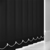 Atlas 89mm PVC Blackout Vertical Blind Slats – Black