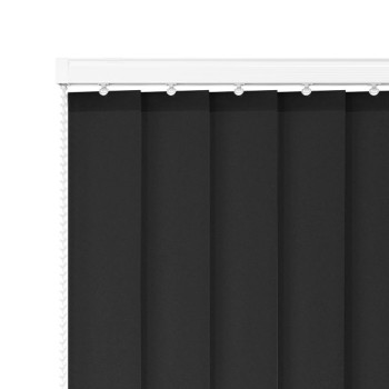 Atlas 89mm PVC Blackout Vertical Blind – Black
