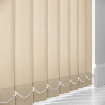 Atlas 89mm PVC Blackout Vertical Blind Slats – Fawn