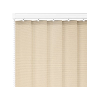Atlas 89mm PVC Blackout Vertical Blind – Fawn