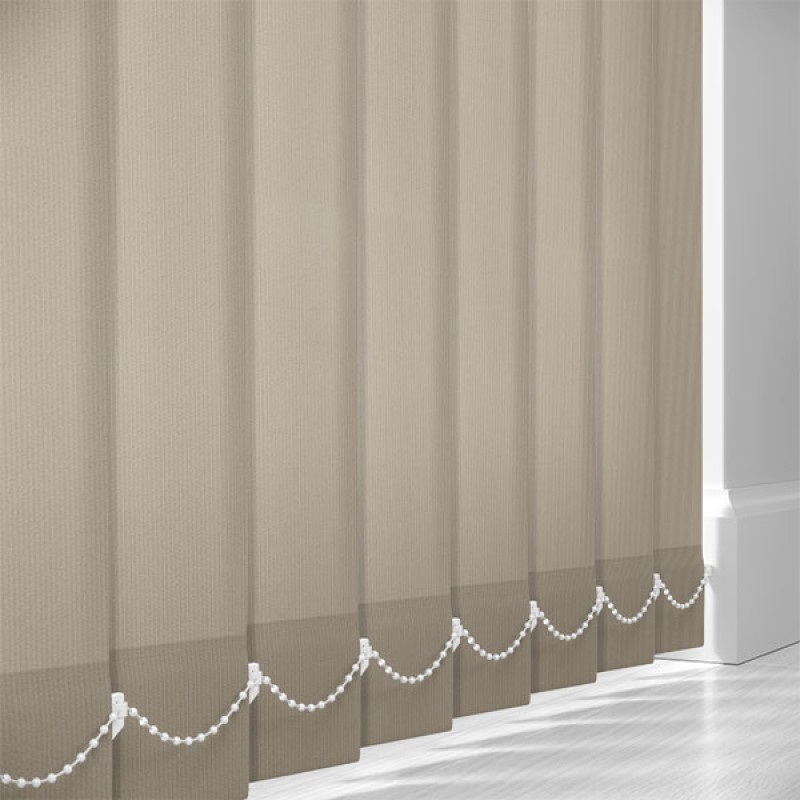 Atlas 89mm PVC Blackout Vertical Blind Slats – Grey