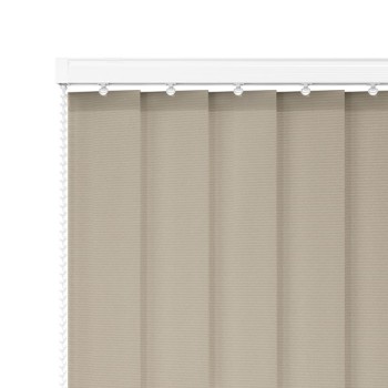 Atlas 89mm PVC Blackout Vertical Blind – Grey