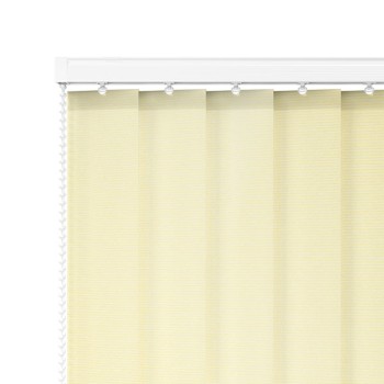 Atlas 89mm PVC Blackout Vertical Blind – Ivory