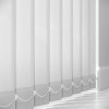 Atlas 89mm PVC Blackout Vertical Blind Slats – White
