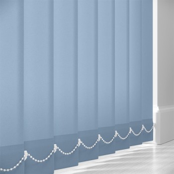 Core 89mm Blackout Vertical Blind Slats – Air Blue