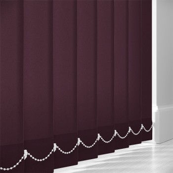 Core 89mm Blackout Vertical Blind Slats – Amaranth