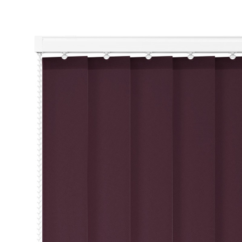 Core 89mm Blackout Vertical Blind – Amaranth