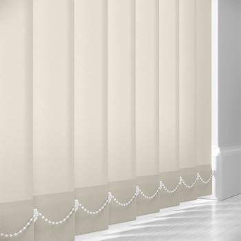 Core 89mm Blackout Vertical Blind Slats – Blanc