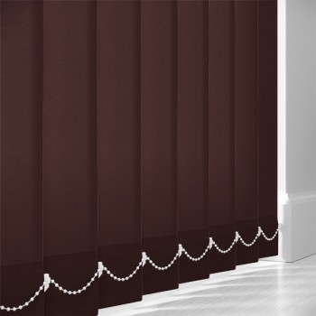 Core 89mm Blackout Vertical Blind Slats – Cappuccino