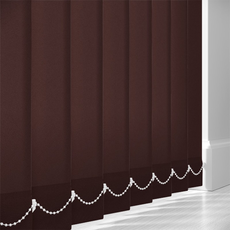 Core 89mm Light Filtering Vertical Blind Slats – Cappuccino