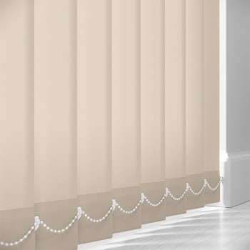 Core 89mm Blackout Vertical Blind Slats – Chalk