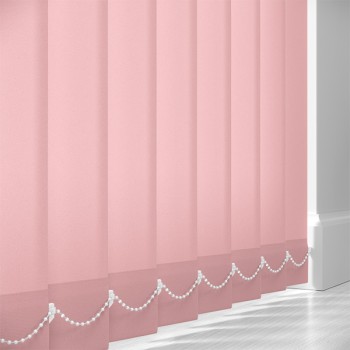 Core 89mm Blackout Vertical Blind Slats – Crystal Rose