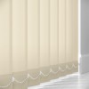 Core 89mm Light Filtering Vertical Blind Slats – Gardenia