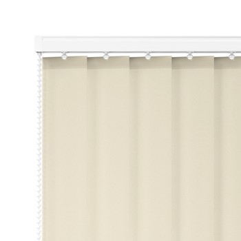 Core 89mm Light Filtering Vertical Blind Slats – Gardenia
