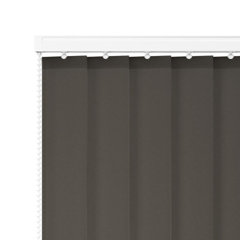 Core 89mm Light Filtering Vertical Blind – Grey