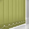 Core 89mm Light Filtering Vertical Blind Slats – Leaf Green