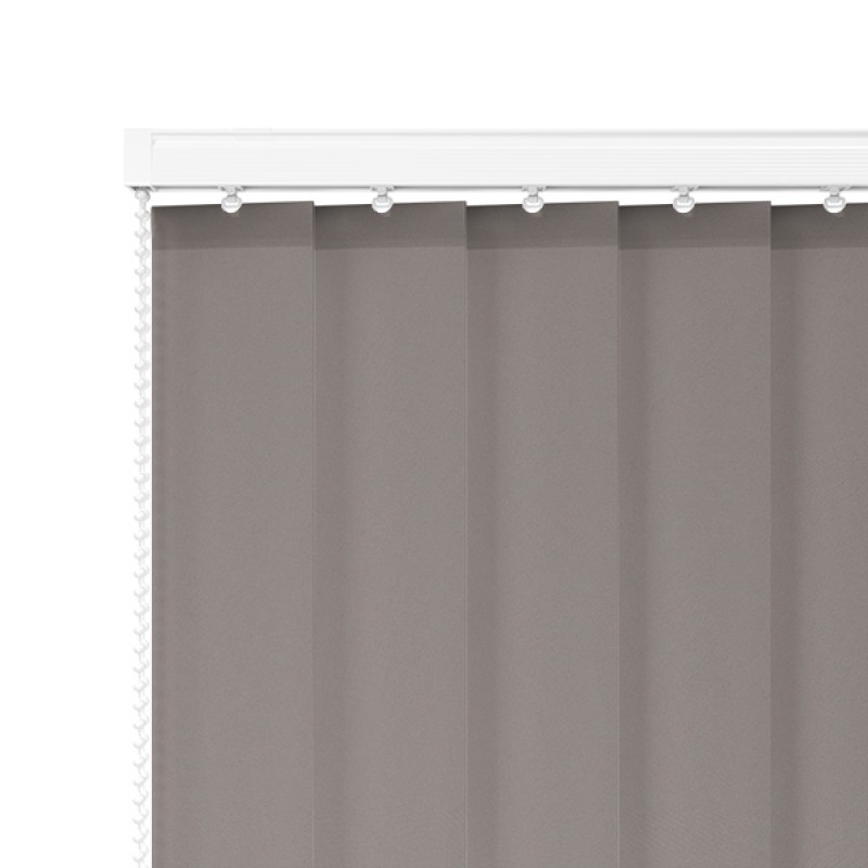 Core 89mm Light Filtering Vertical Blind – Limestone