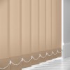 Core 89mm Light Filtering Vertical Blind Slats – Peach