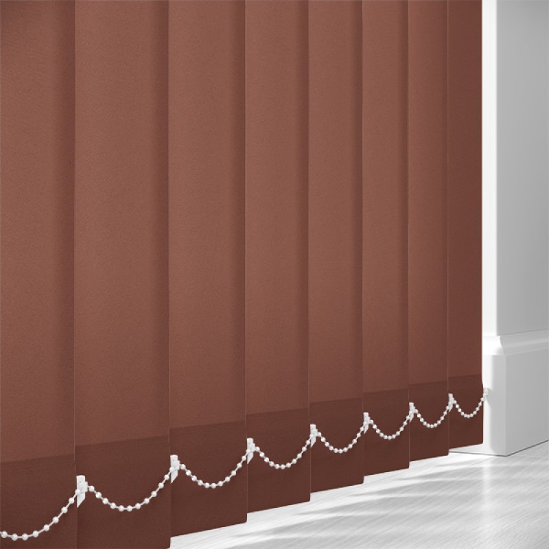 Core 89mm Blackout Vertical Blind Slats – Terra