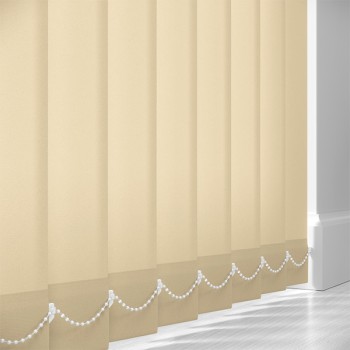 Core 89mm Blackout Vertical Blind Slats – Vanilla