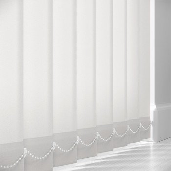 Core 89mm Blackout Vertical Blind Slats – White