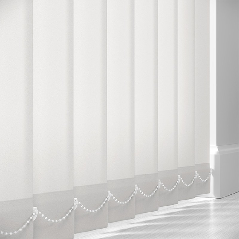 Core 89mm Blackout Vertical Blind Slats – White
