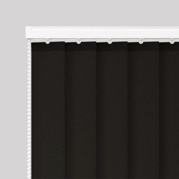 Prime 89mm Blackout Vertical Blind – Black