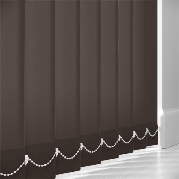 Prime 89mm Blackout Vertical Blind Slats – Charcoal