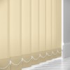 Prime 89mm Light Filtering Vertical Blind Slats – Cream