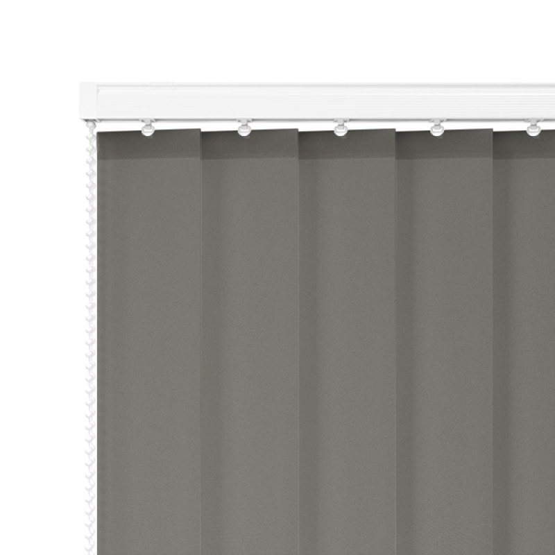 Prime 89mm Blackout Vertical Blind – Dark Grey