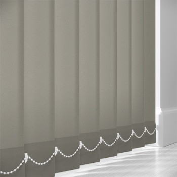 Prime 89mm Blackout Vertical Blind Slats – Mid Grey