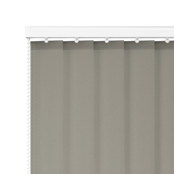 Prime 89mm Blackout Vertical Blind Slats – Mid Grey