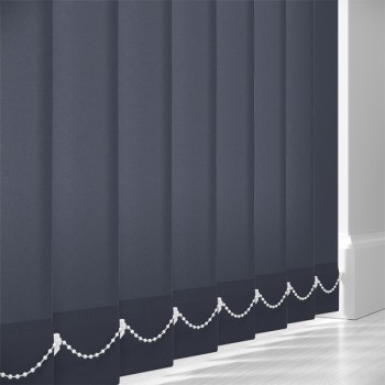 Prime 89mm Blackout Vertical Blind Slats – Navy