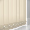 Prime 89mm Light Filtering Vertical Blind Slats – Off White