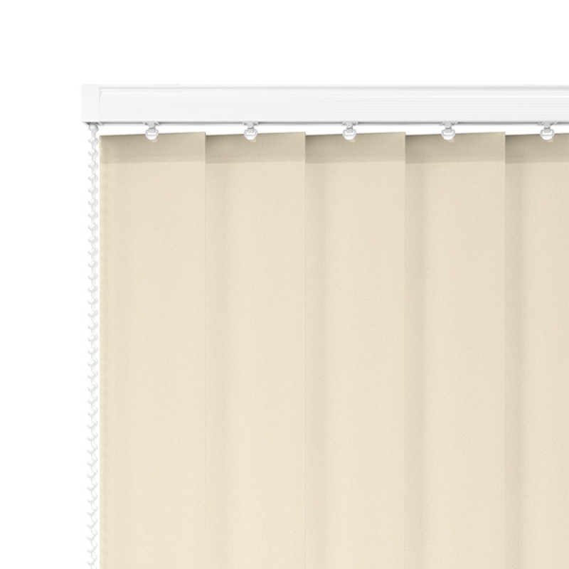 Prime 89mm Blackout Vertical Blind – Off White