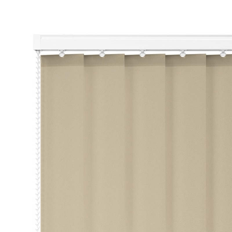 Prime 89mm Blackout Vertical Blind – Oyster