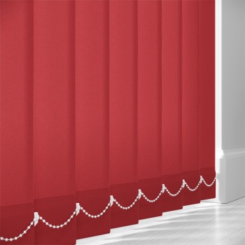 Prime 89mm Blackout Vertical Blind Slats – Red