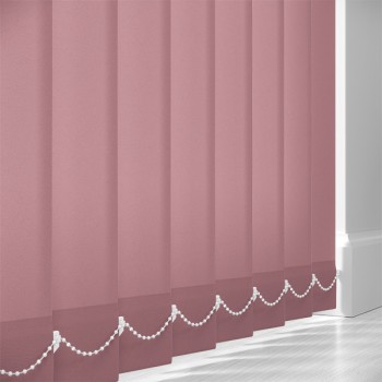 Prime 89mm Blackout Vertical Blind Slats – Rose