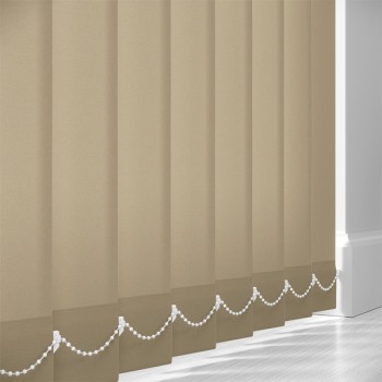 Prime 89mm Blackout Vertical Blind Slats – Sand