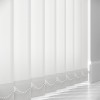 Prime 89mm Light Filtering Vertical Blind Slats – White